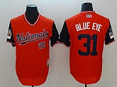 Nationals 31 Max Scherzer Blue Eye Red 2018 Players Weekend Authentic Team Jerseys,baseball caps,new era cap wholesale,wholesale hats